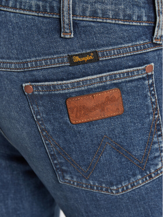 Wrangler Wrangler Jeans hlače Larston W18S59X1E 112324510 Modra Slim Fit