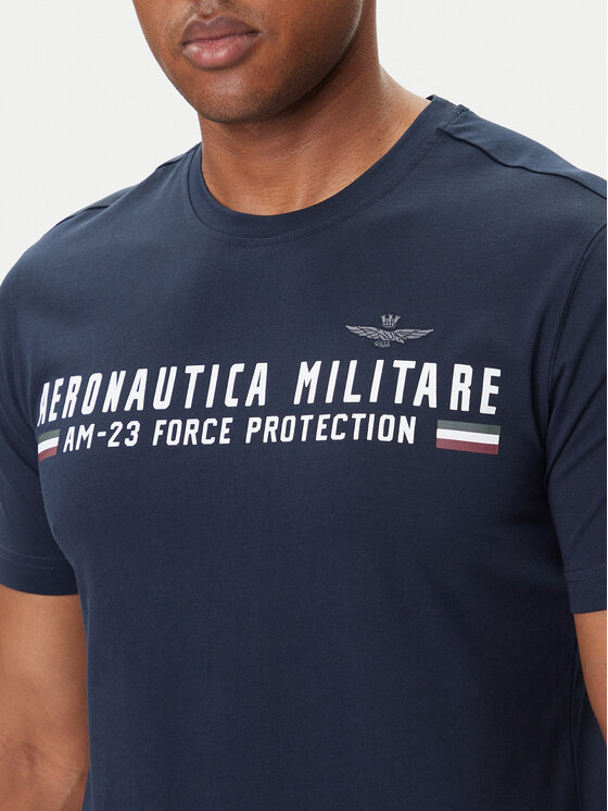 Aeronautica Militare Aeronautica Militare T-shirt 252TS1942UJ00538 Tamnoplava Regular Fit