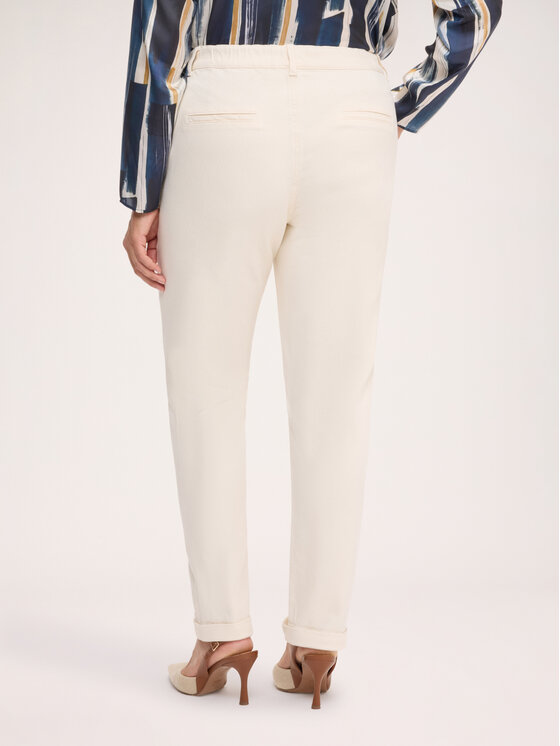 Fiorella Rubino Fiorella Rubino Pantaloni di tessuto P722T005352N011 Bianco Regular Fit