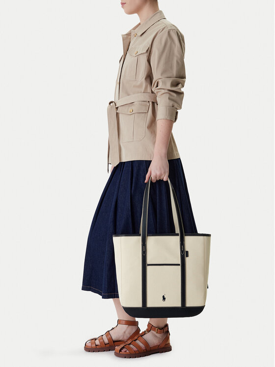 Polo Ralph Lauren Polo Ralph Lauren Handtasche 428968158002 Écru