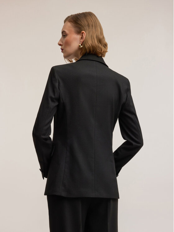 Motivi Motivi Giacca outdoor Q754Q201025N033 Nero Regular Fit