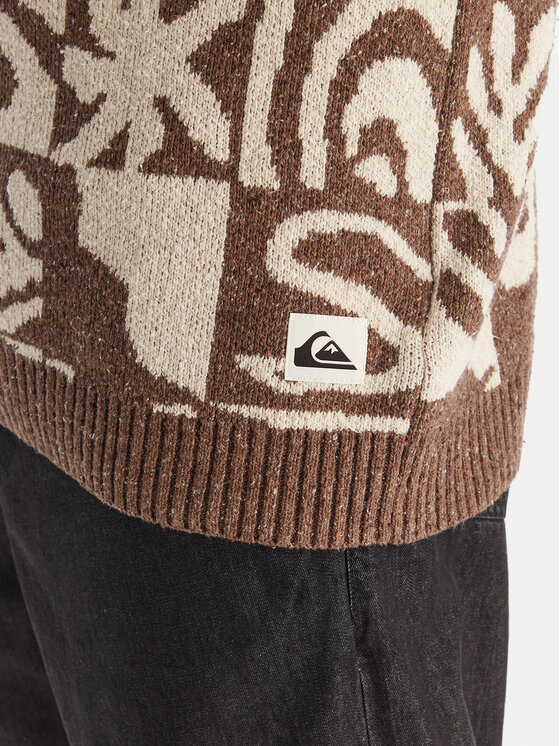 Quiksilver Quiksilver Pullover Hall City EQYSW03329 Braun Regular Fit