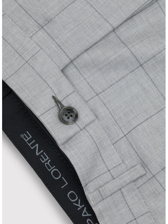 Pako Lorente Pako Lorente Spodnie garniturowe P23SP-6G-015 Szary Slim Fit