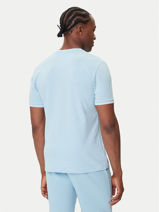 BOSS BOSS Tricou Taul 50521245 Albastru celest Regular Fit