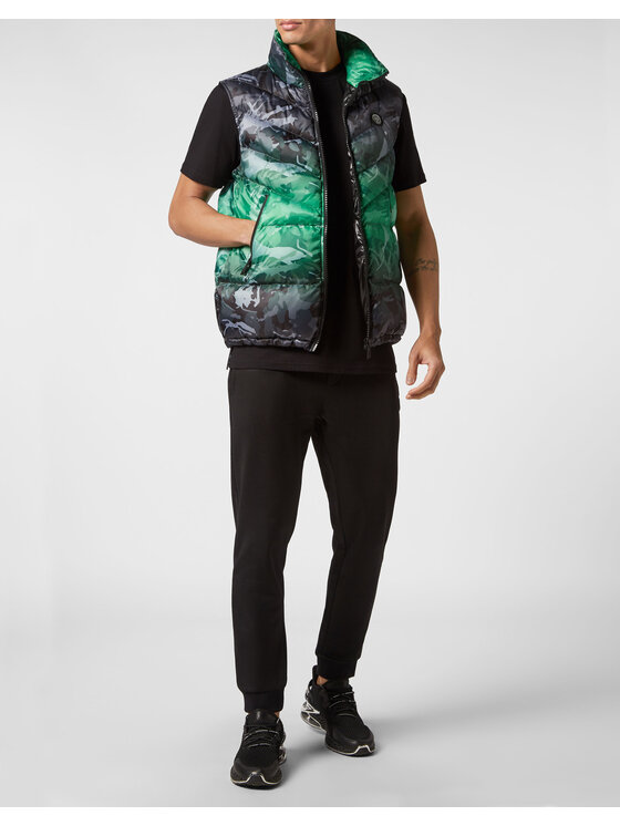 Plein Sport Plein Sport Kamizelka 397 Czarny Regular Fit