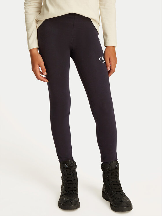 Calvin Klein Jeans Legíny IG0IG02137 M Čierna Slim Fit