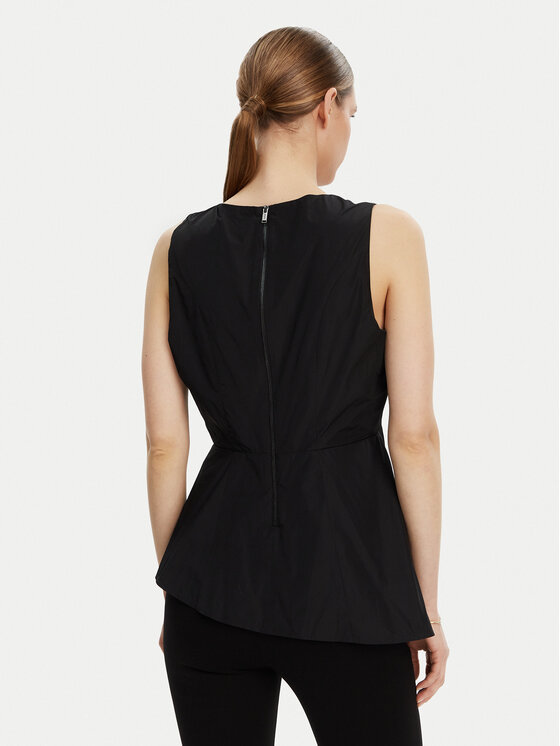 DKNY DKNY Bluză P4JA1Z31 Negru Regular Fit