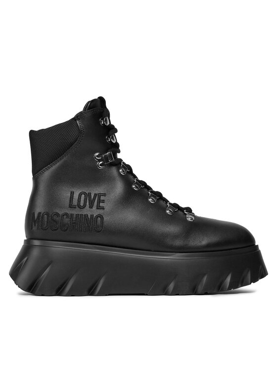 love moschino flatform ankle boots