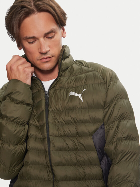 Puma Puma Žieminė striukė PackLITE 849356 Žalia Slim Fit