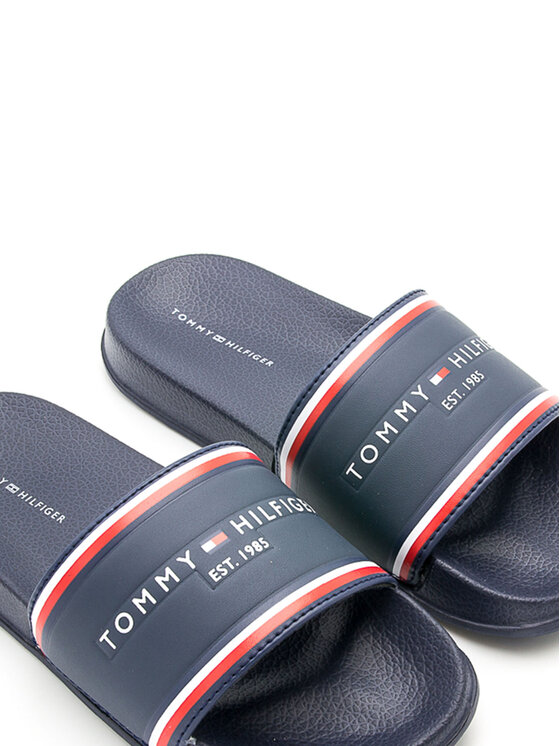Tommy Hilfiger Tommy Hilfiger Klapki T3BO-30988-0193X379 Granatowy