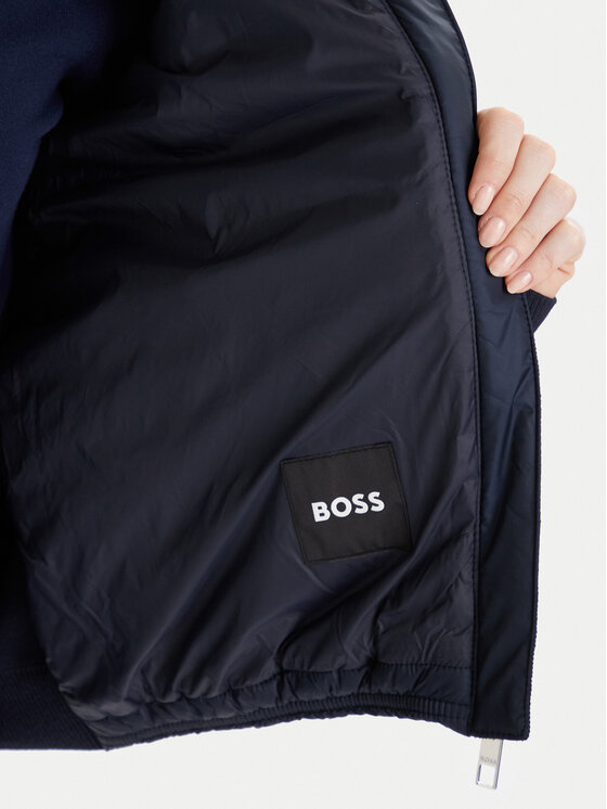 BOSS BOSS Bomber dzseki Pidina 50543236 Sötétkék Regular Fit