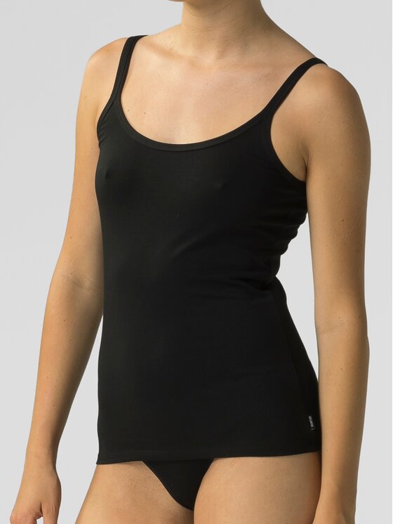 Atlantic Atlantic Top basic Czarny Regular Fit