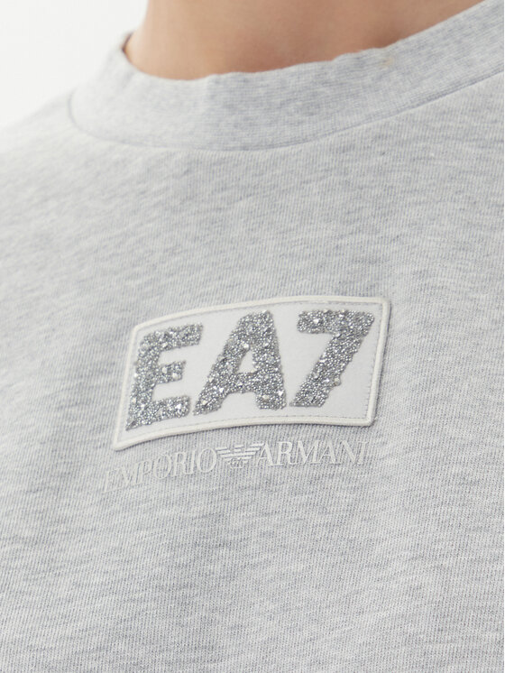 EA7 Emporio Armani EA7 Emporio Armani T-Shirt 7W000177 AF12473 O8002 Grau Loose Fit