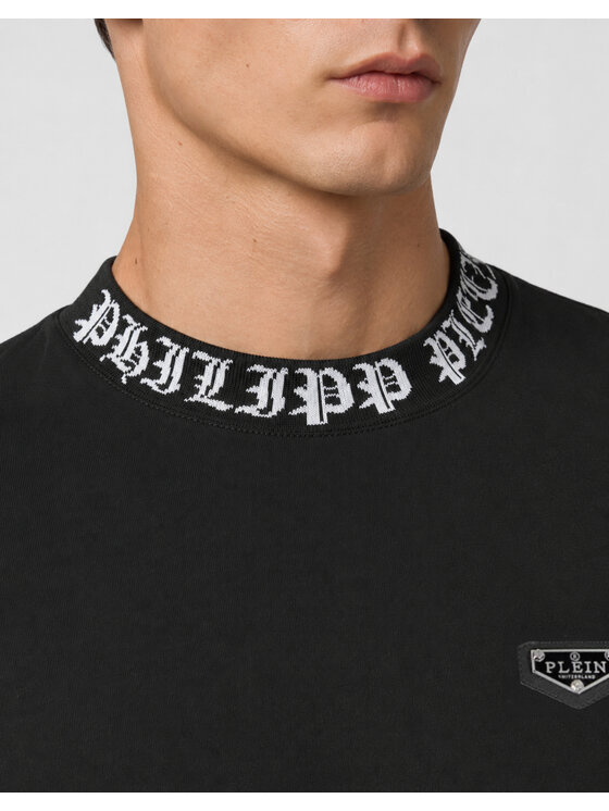PHILIPP PLEIN PHILIPP PLEIN Tričko 31654 Čierna Regular Fit