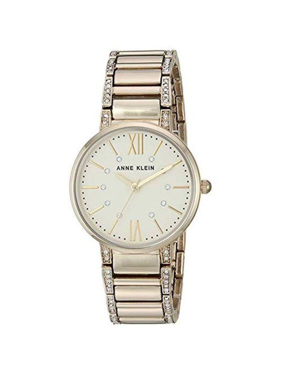 Anne Klein Anne Klein Zegarek AK-3200CHGB Złoty