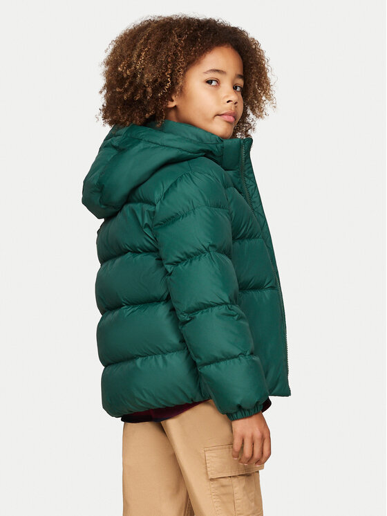 Daunenjacke Tommy Hilfiger Jacke Neon GrÃ¼n Silber Tommy Hilfiger