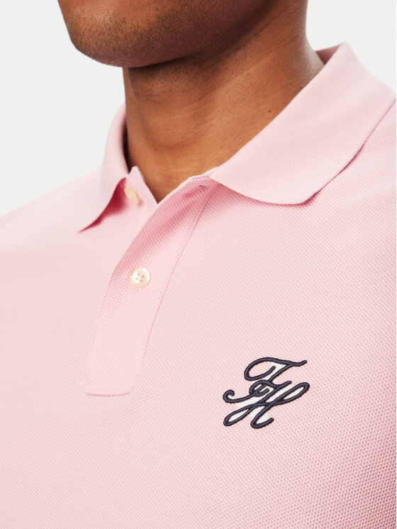 Tommy Hilfiger Tommy Hilfiger Polo majica MW0MW43046 Roza Regular Fit