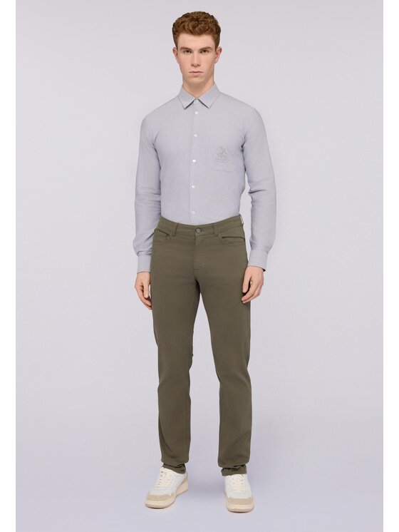 Trussardi Trussardi Pantaloni di tessuto P700H004766N025 Verde Regular Fit