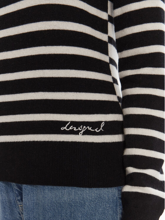 Desigual Desigual Pullover Bergen 25WWJF08 Schwarz Regular Fit