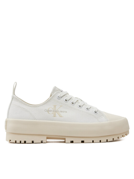 Calvin Klein Jeans Plátenky Lugged Hybrid Laceup Ml Mtr YW0YW01505 Biela