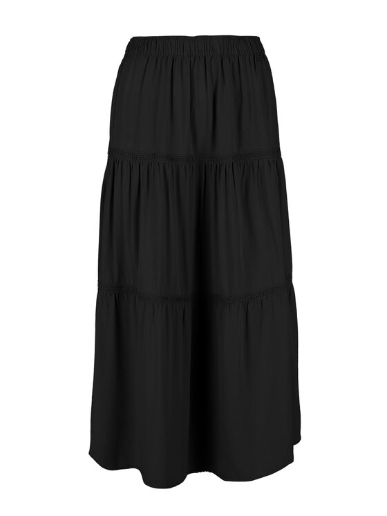 Volcano Volcano Sukienka codzienna G-FLAVIA Czarny Regular Fit