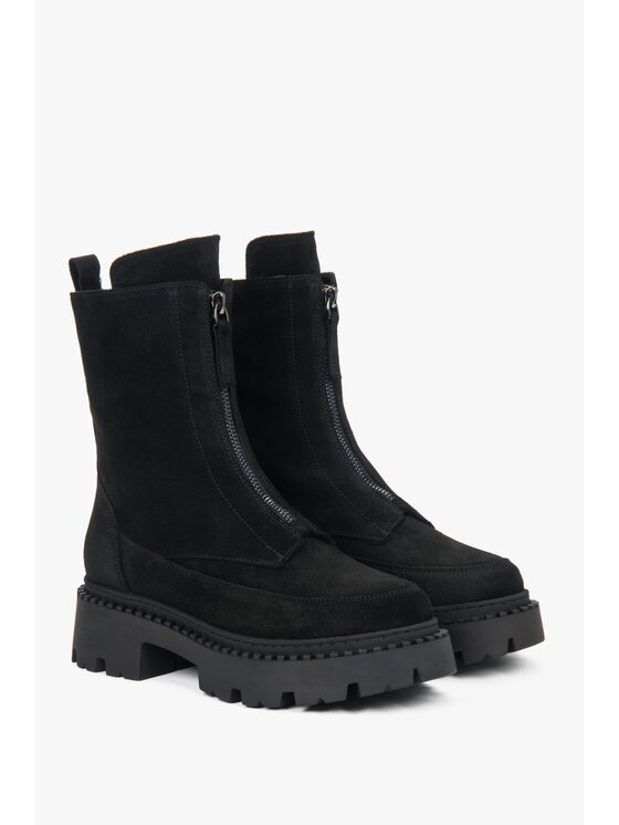 Estro Estro Μποτάκια ER00118125 Μαύρο