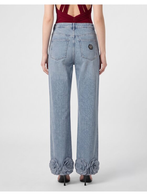 PHILIPP PLEIN PHILIPP PLEIN Jeansy 31162 Niebieski Straight Fit