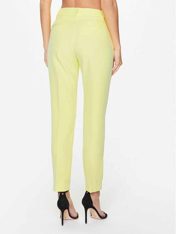 Liu Jo Liu Jo Hlače CA3235 T2200 Žuta Slim Fit