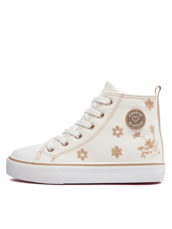 Mayoral Mayoral Sneakers aus Stoff 45518 Écru
