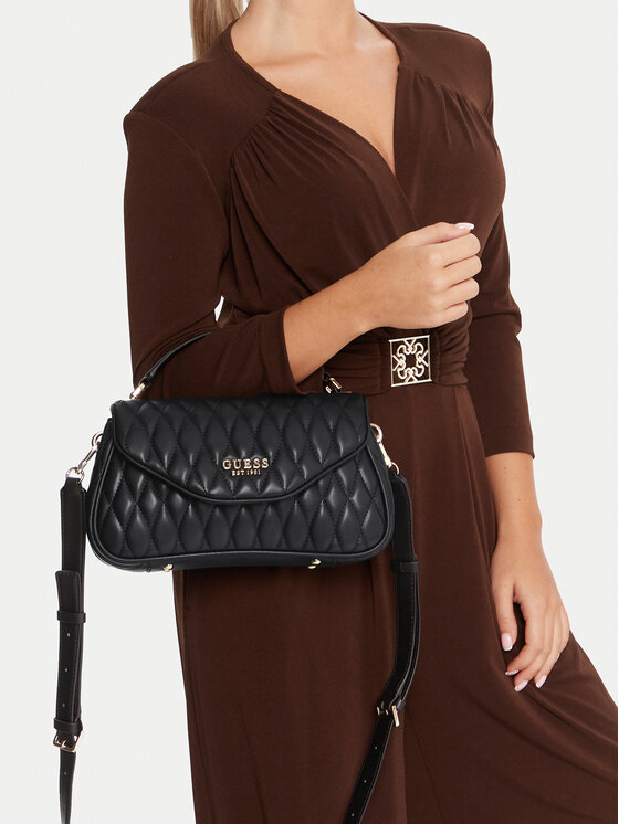 Guess Guess Τσάντα Valla HWQG81 22200 Μαύρο