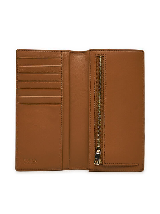 Furla Furla Veliki ženski novčanik Flow Continental Bifold WP00402-BX2045-RY000 Smeđa
