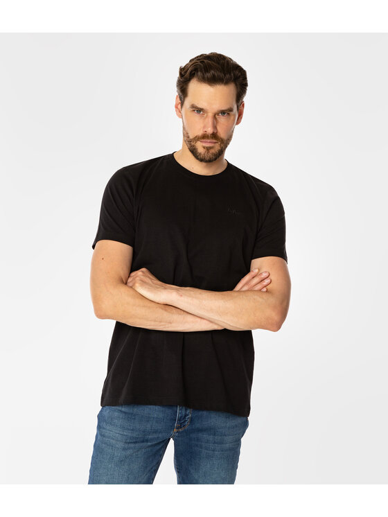 Lee Cooper Lee Cooper T-Shirt OBUTCH 875 Czarny Regular Fit