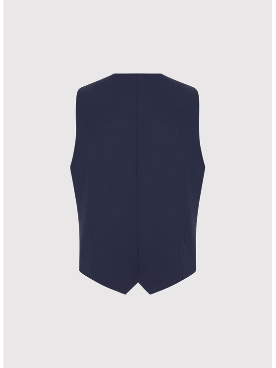 Pako Lorente Pako Lorente Kamizelka P000P-8G-005 Granatowy Slim Fit