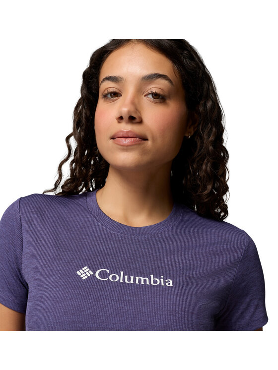 Columbia Columbia T-Shirt 210369 Fioletowy Regular Fit