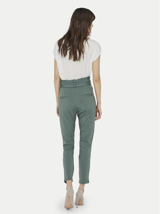 Vero Moda Vero Moda Hlače iz tkanine Eva 10205932 Zelena Loose Fit