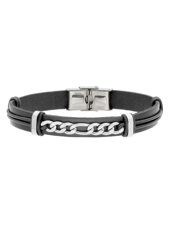 Manoki manoki Bransoletka BA1118BS Czarny