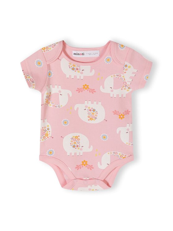 MINOTI MINOTI Body 24babypack6 Różowy Regular Fit