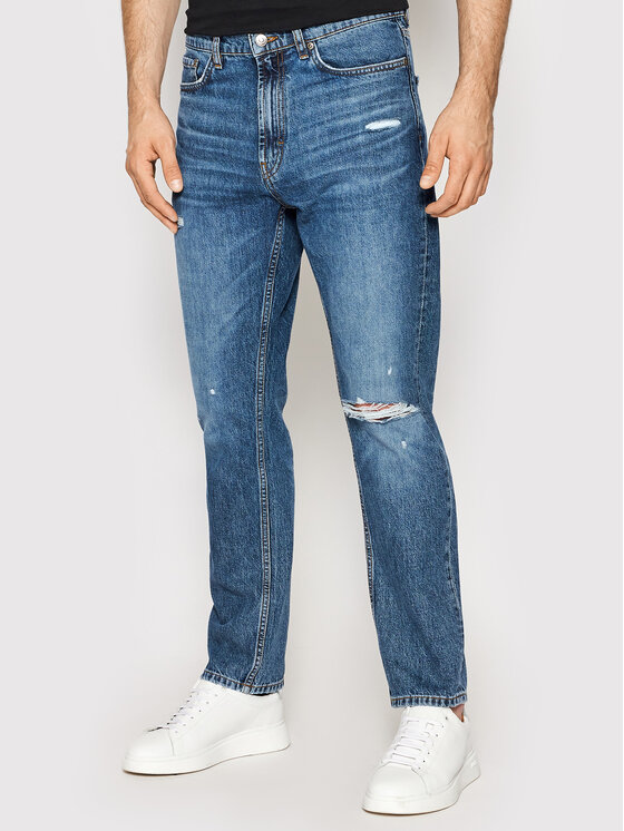 HUGO Hugo Traperice 50466700 Plava Regular Fit