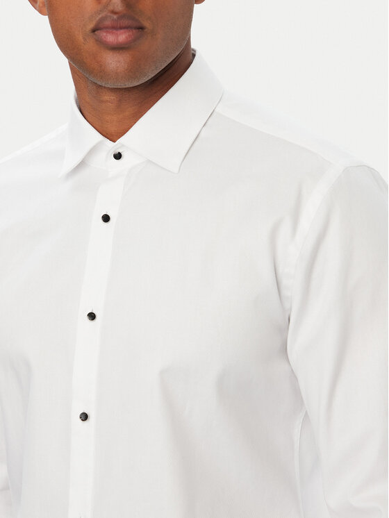 HUGO HUGO Särk Kamir 50566484 Valge Slim Fit