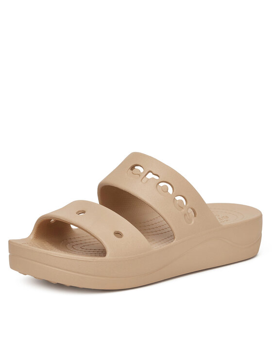 Crocs Crocs Natikače BAYA PLATFORM SANDAL 208188-212 Bež