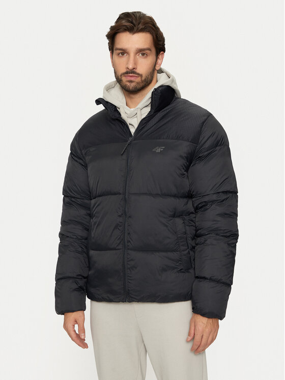 4F 4F Ziemas jaka 4FWAW24TDJAM485 Melns Regular Fit