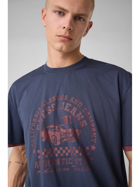 Guess Jeans Guess Jeans T-Shirt 183864 Czarny Classic Fit