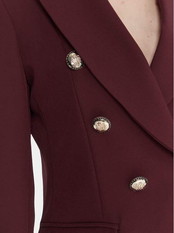 Maryley Maryley Suknjič 25IB139/43BU Bordo rdeča Regular Fit