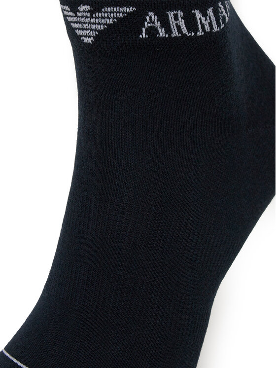 Emporio Armani Emporio Armani 3er-Set niedrige Herrensocken EM000550 AF12276 MB154 Dunkelblau