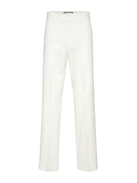 PHILIPP PLEIN PHILIPP PLEIN Pantaloni di tessuto 23235 Bianco Regular Fit