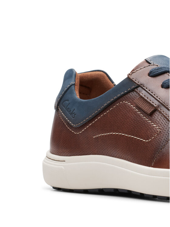 Clarks Clarks Снікерcи Mapstone Lace 26176886 Коричневий