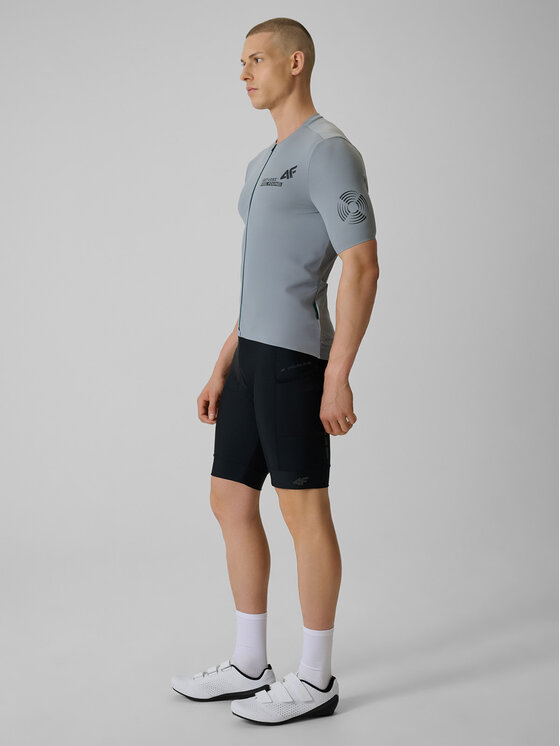 4F 4F Szorty rowerowe GET LOST FEEL FOUND Czarny Slim Fit