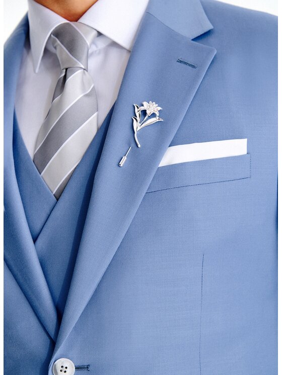Pako Lorente Pako Lorente Marynarka P26SP-3G-003 Niebieski Slim Fit