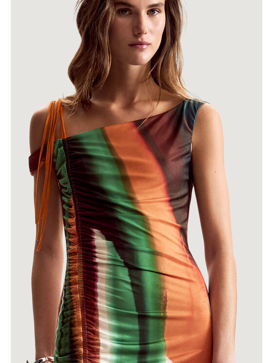 Desigual Desigual Vestito estivo Paint Lacroix 26SWVK17 Multicolore Slim Fit