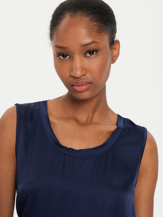 ViCOLO ViCOLO Bluse TB0038 Dunkelblau Regular Fit